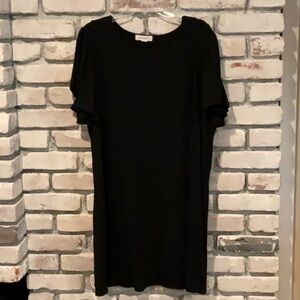 Pre-Owned Ecothreads Ladies Flutter Sleeve Dress, Size XXL.